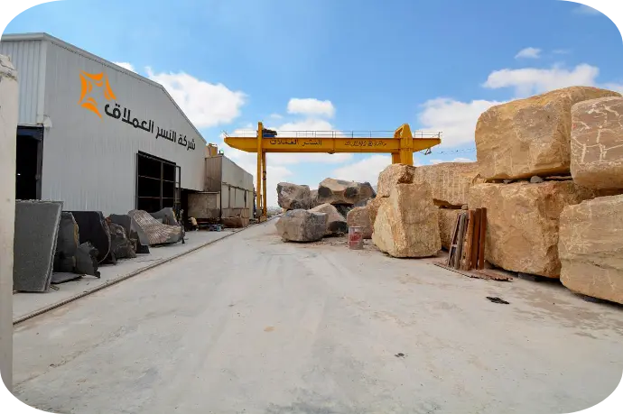 Jordanian Stone factory